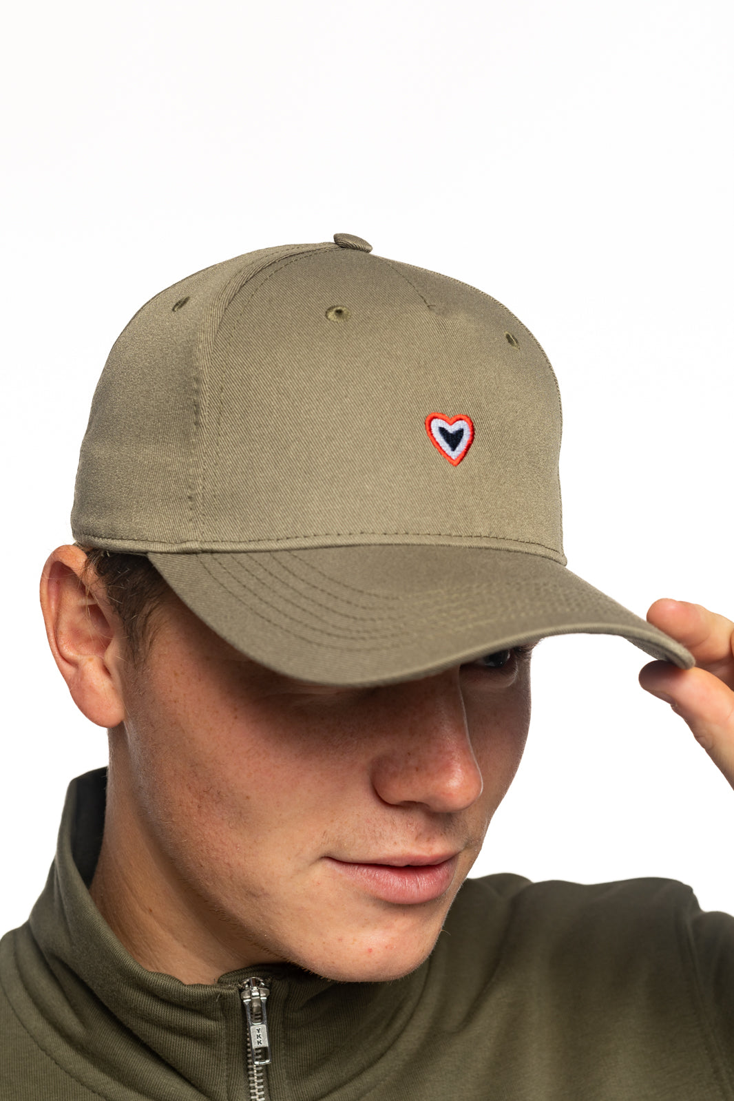 Casquette polyester recyclé kaki