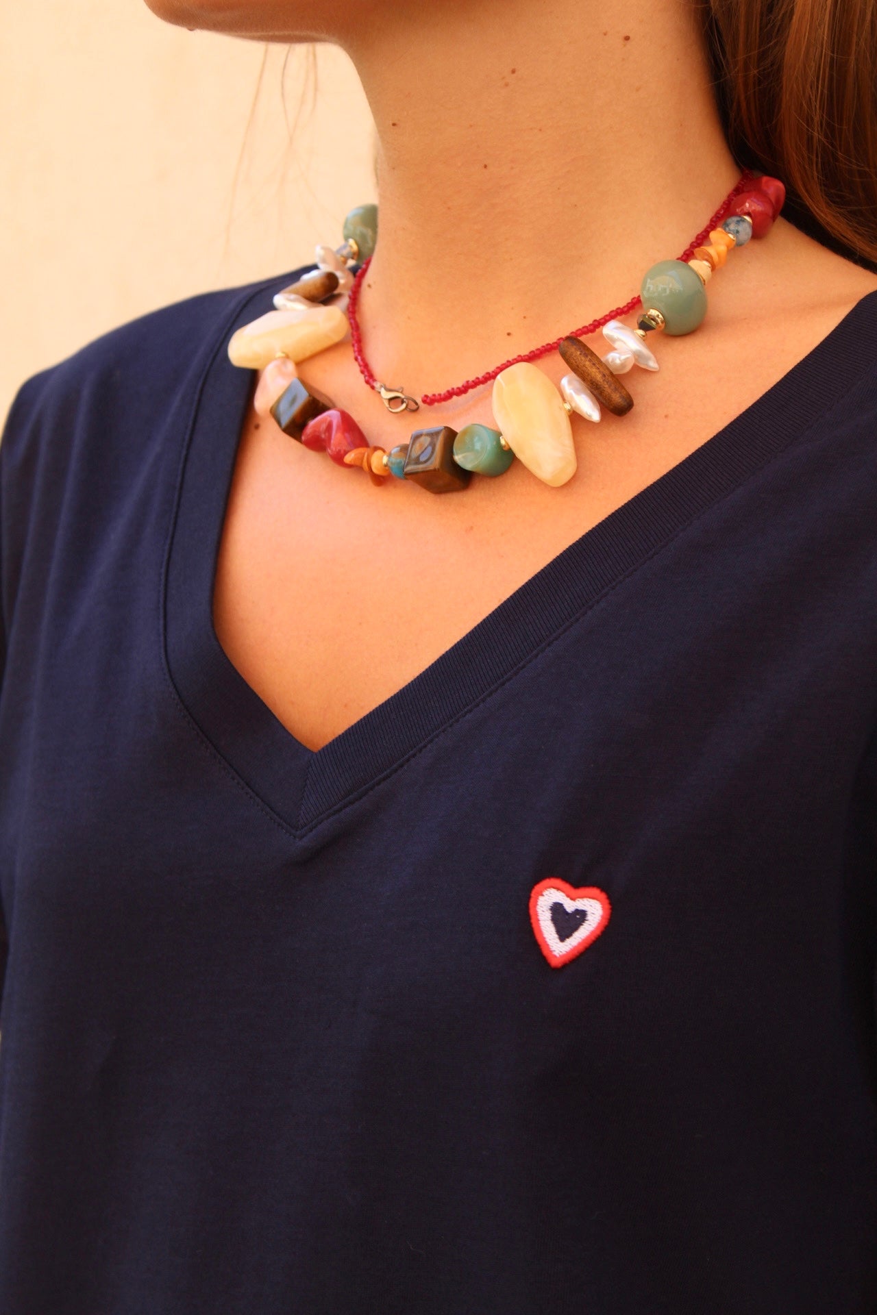 T-shirt marine Marie