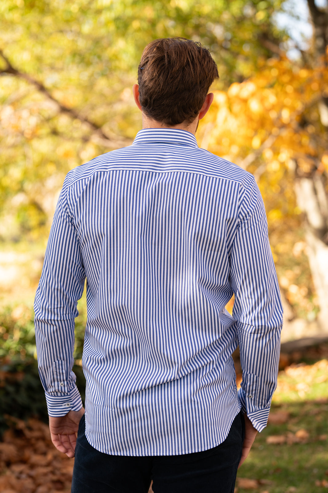 Chemise rayé bleu URBIN