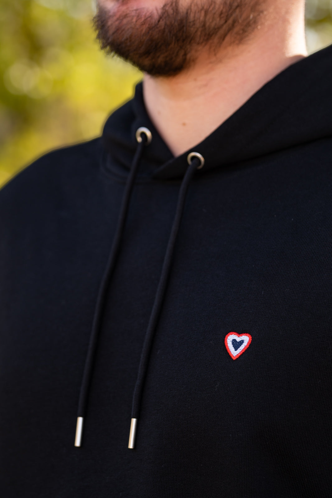 Sweat à capuche noir