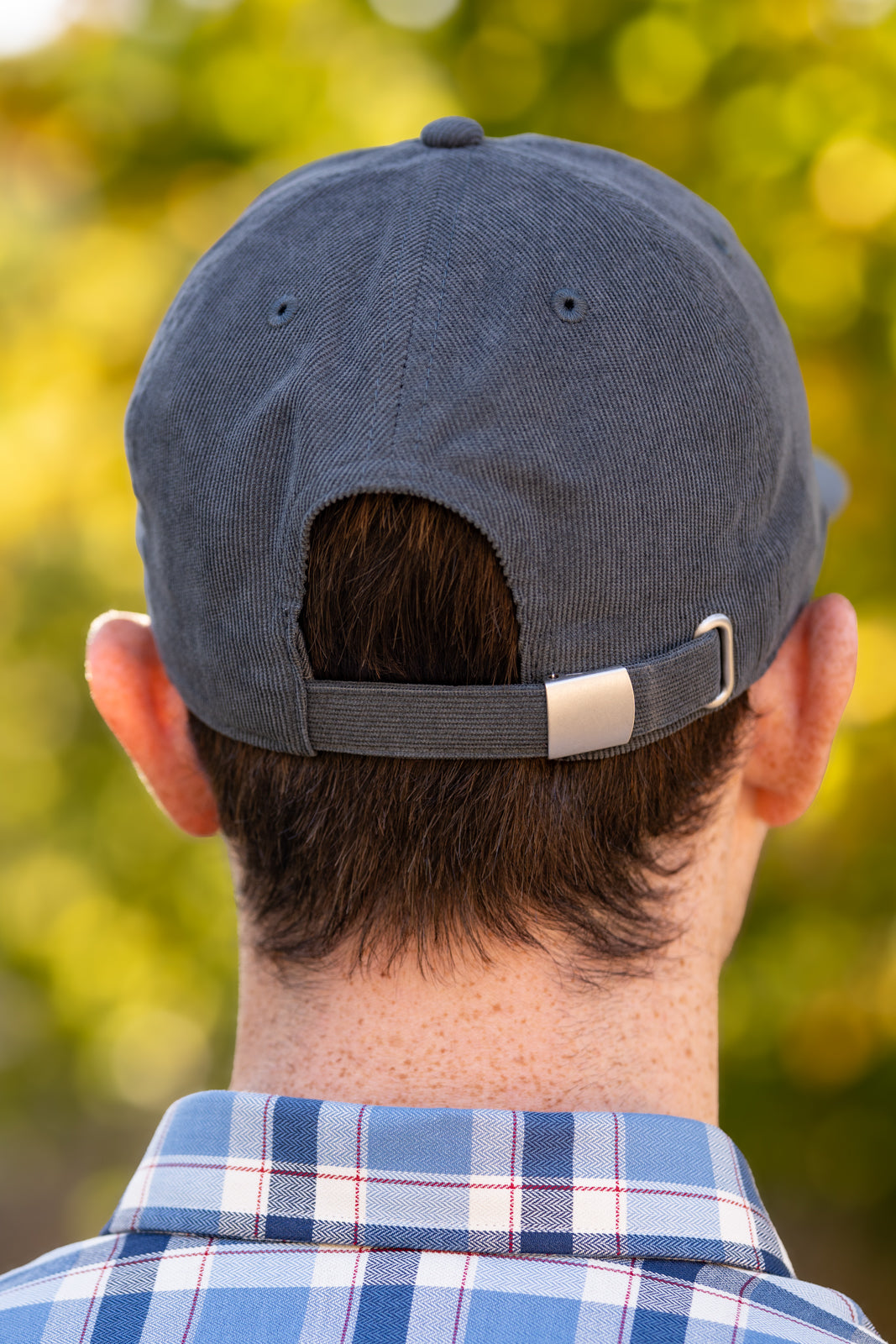 Casquette milleraies grise