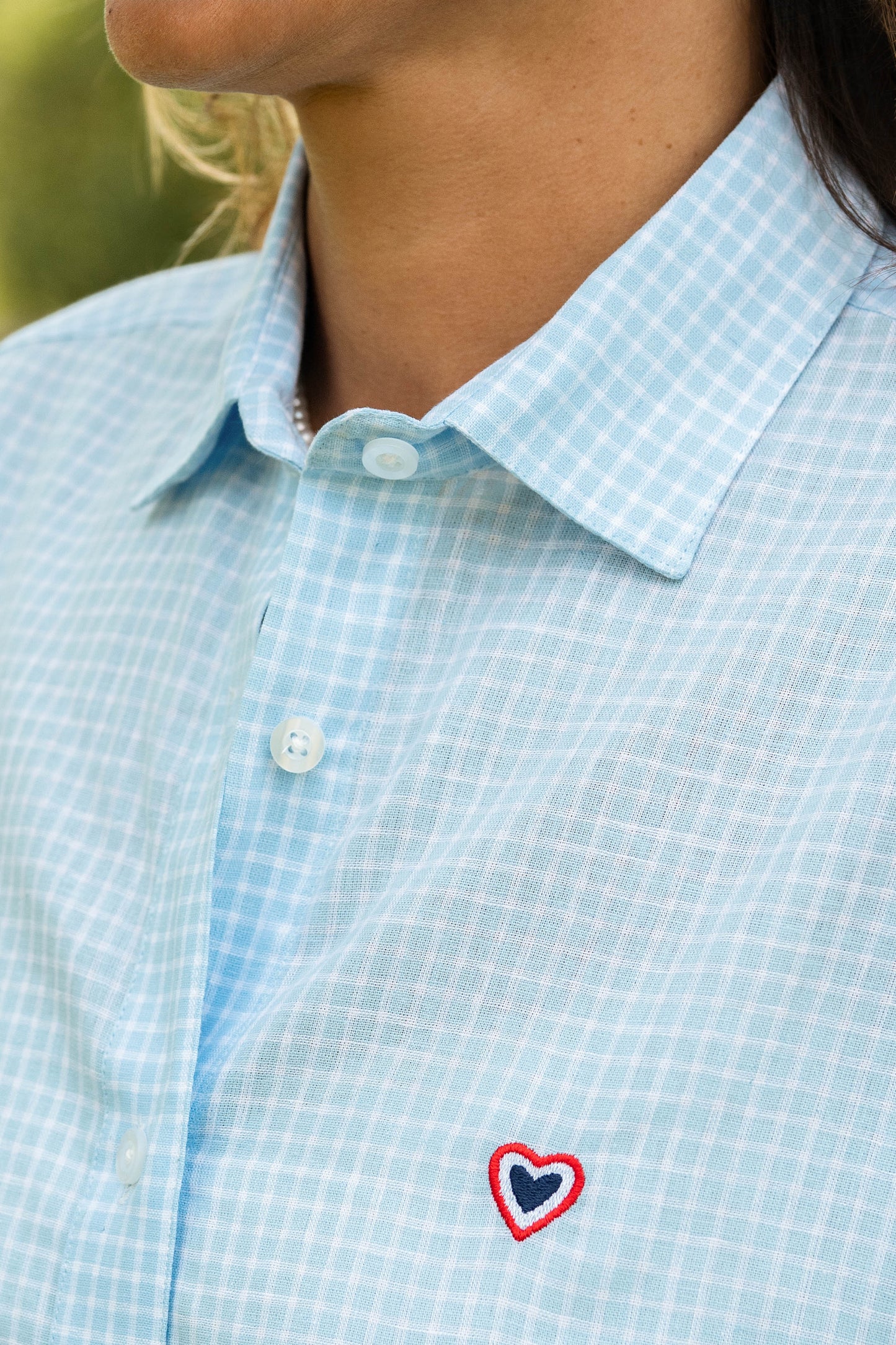 Chemise bleue BRIGITTE