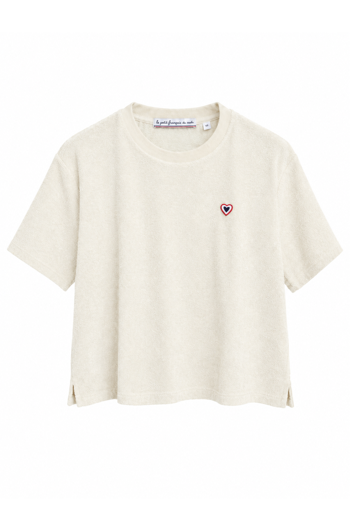 T-shirt éponge écru femme