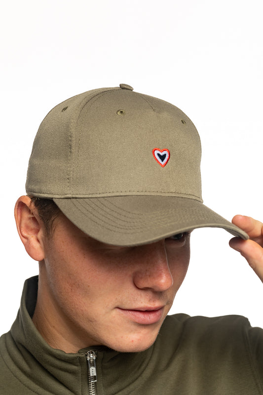 Casquette polyester recyclé kaki