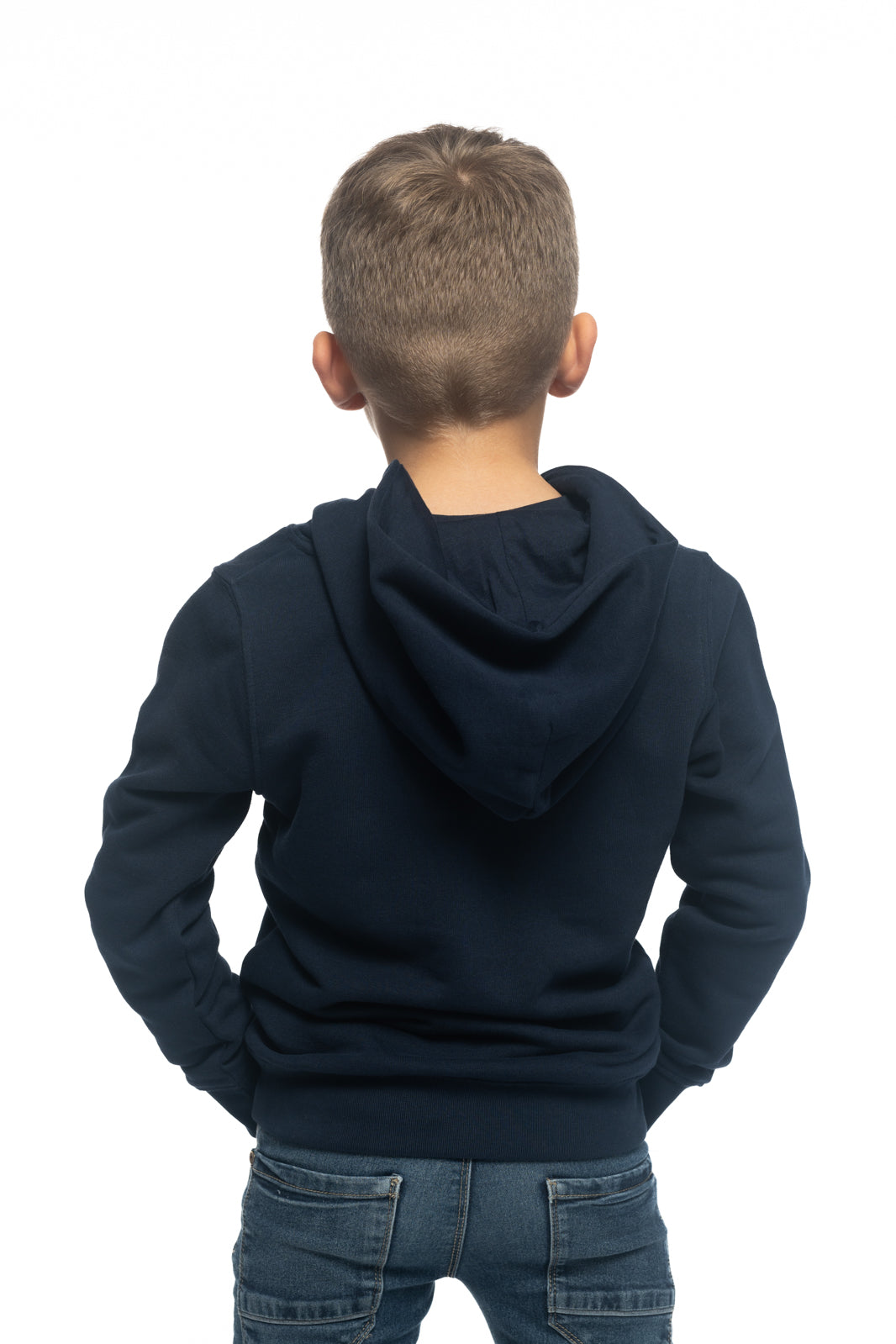 Sweat à capuche marine enfant