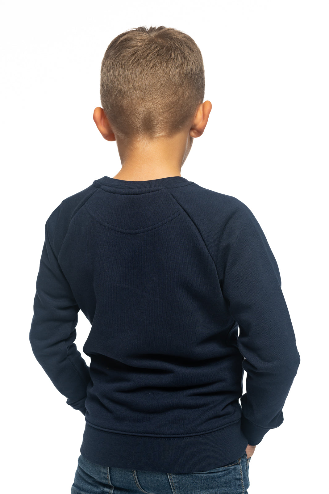 Sweat col rond marine enfant