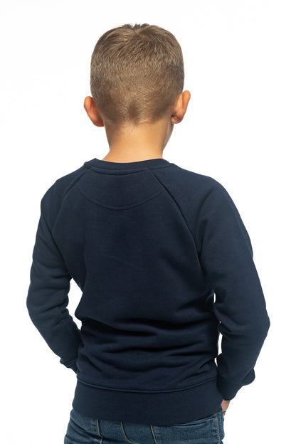Sweat col rond marine enfant