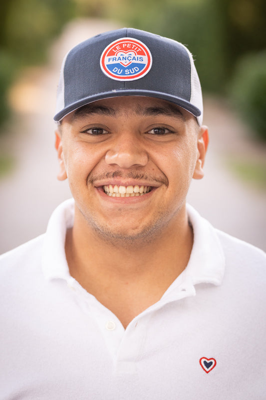 Casquette patch marine blanche