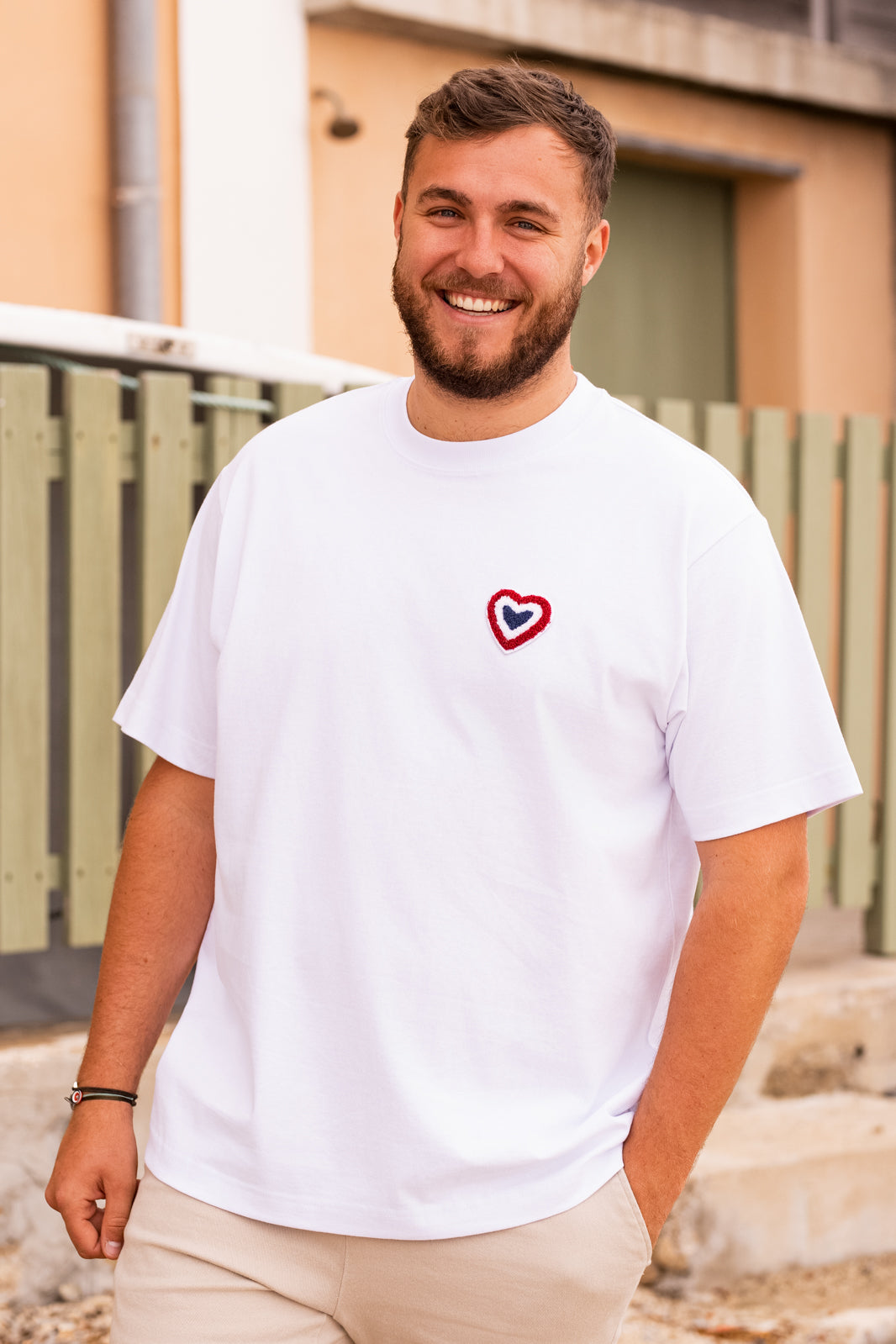 T-shirt bouclette blanc