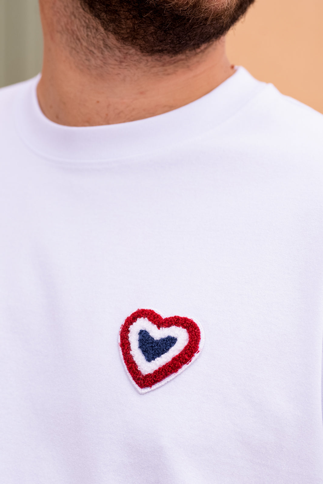 T-shirt bouclette blanc