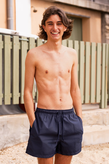 Maillot uni marine