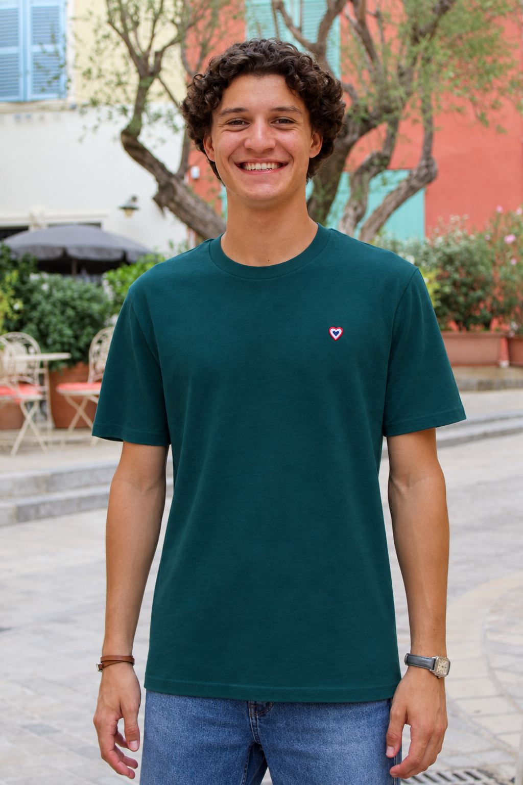 T-shirt vert forêt VINCENT