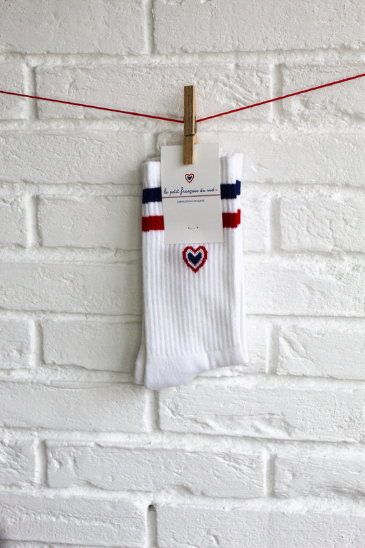 Chaussettes tennis blanches