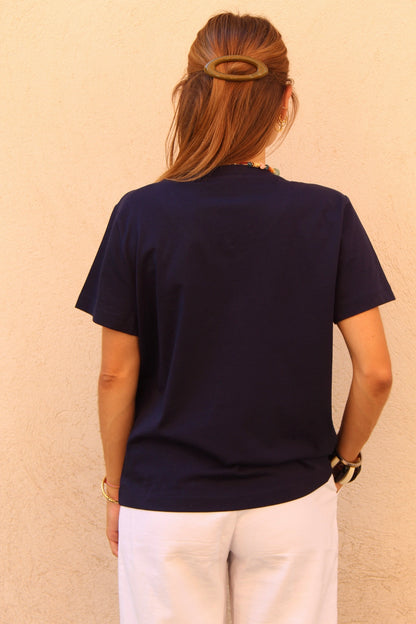 T-shirt marine Marie