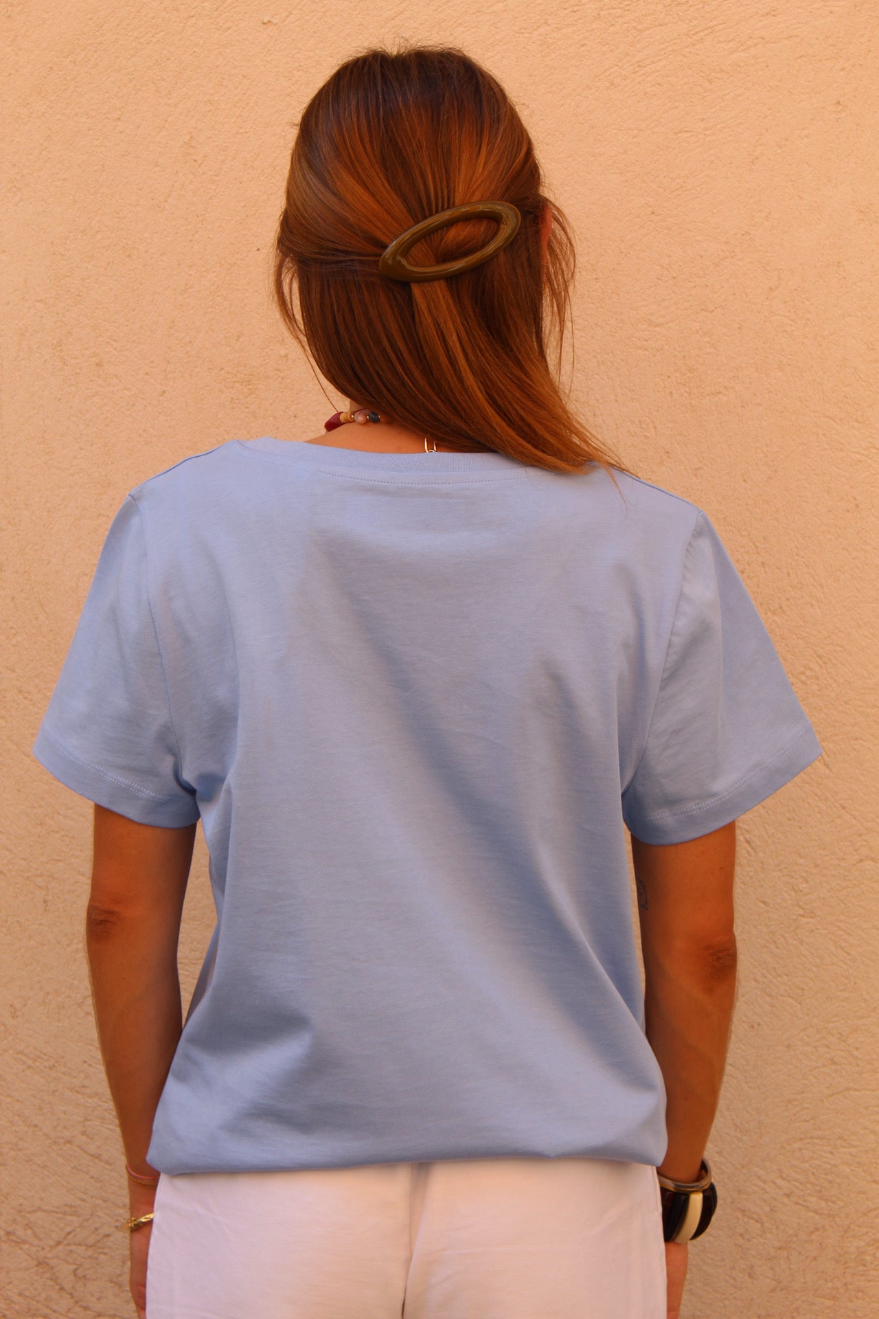 T-shirt bleu ciel Marie