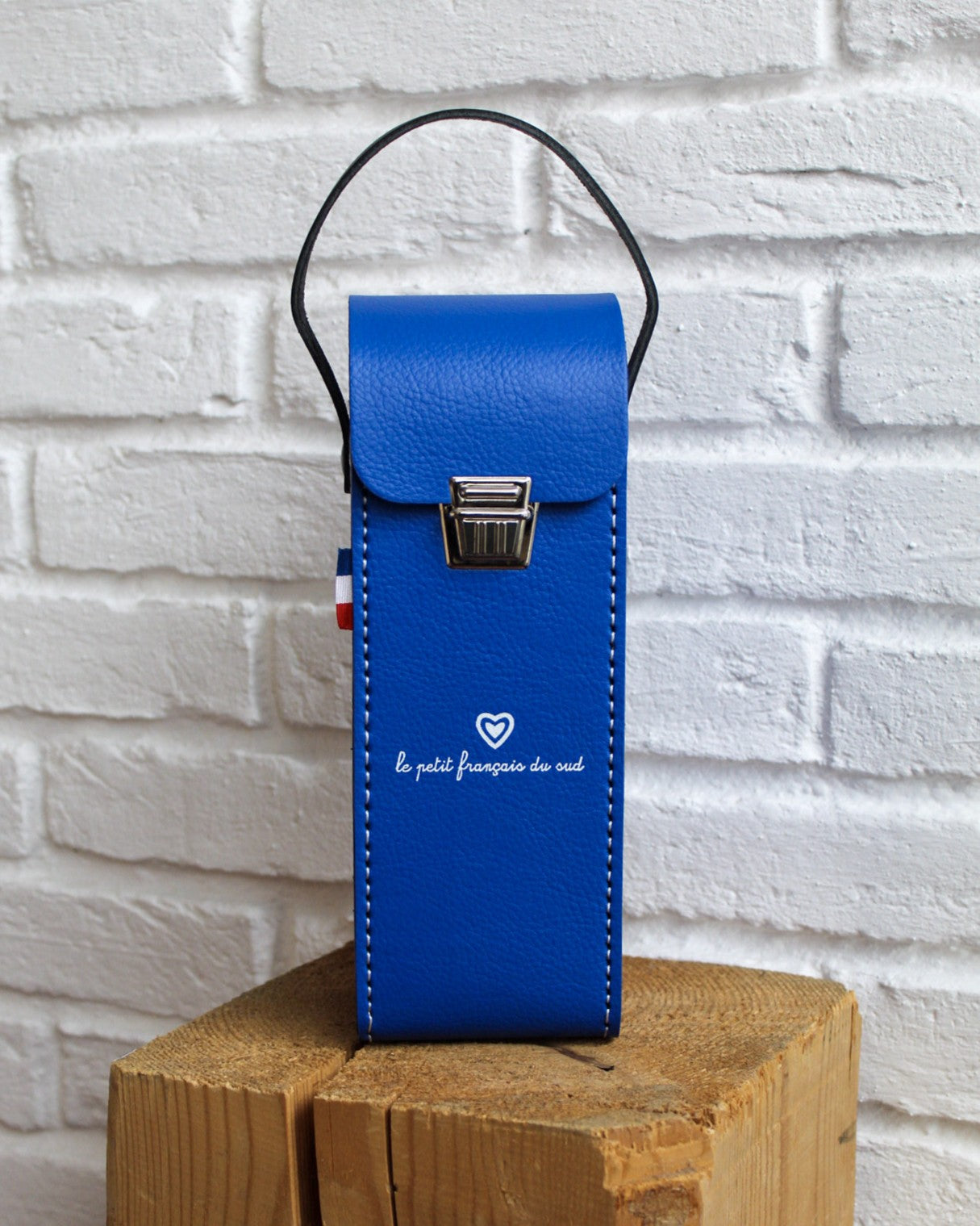 Étui de boules rigide bleu