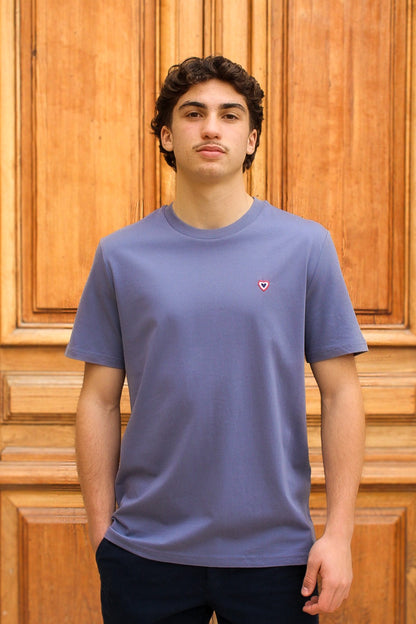 T-shirt bleu gris VINCENT