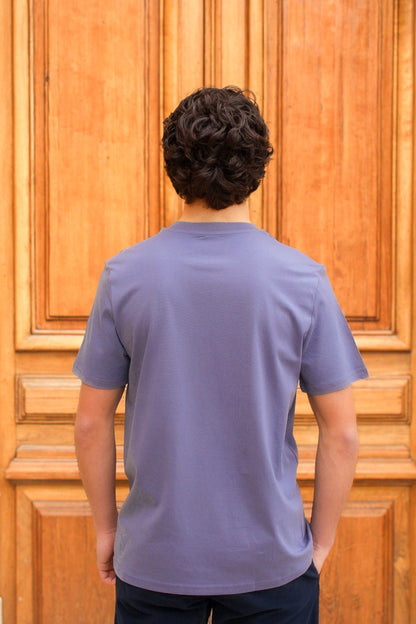 T-shirt bleu gris VINCENT