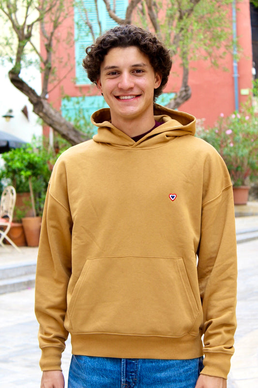 Sweat oversize camel