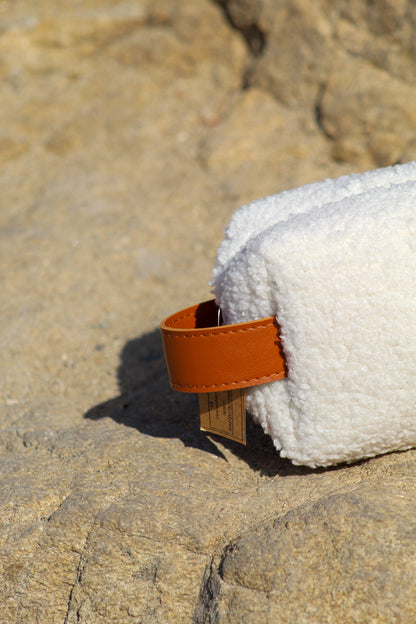 Trousse de toilette écru bouclette