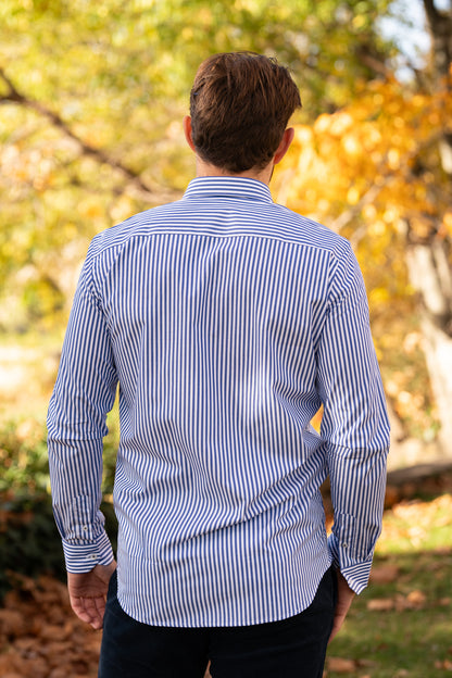 Chemise rayé bleu URBIN
