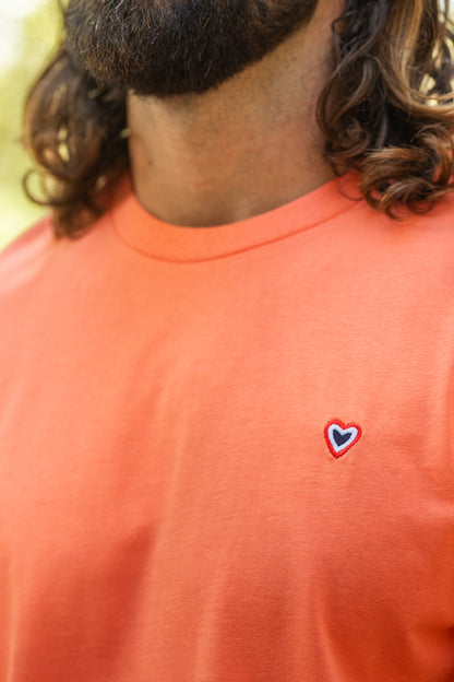 T-shirt orange VINCENT
