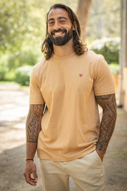 T-shirt noisette VINCENT