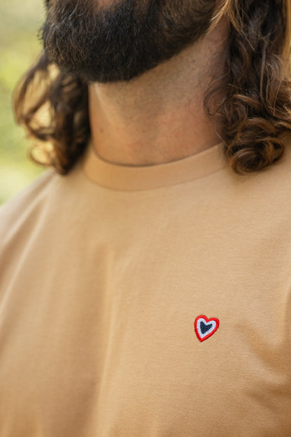 T-shirt noisette VINCENT