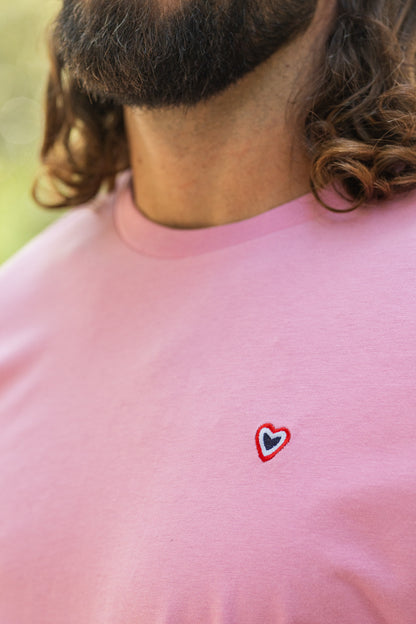 T-shirt rose bonbon VINCENT