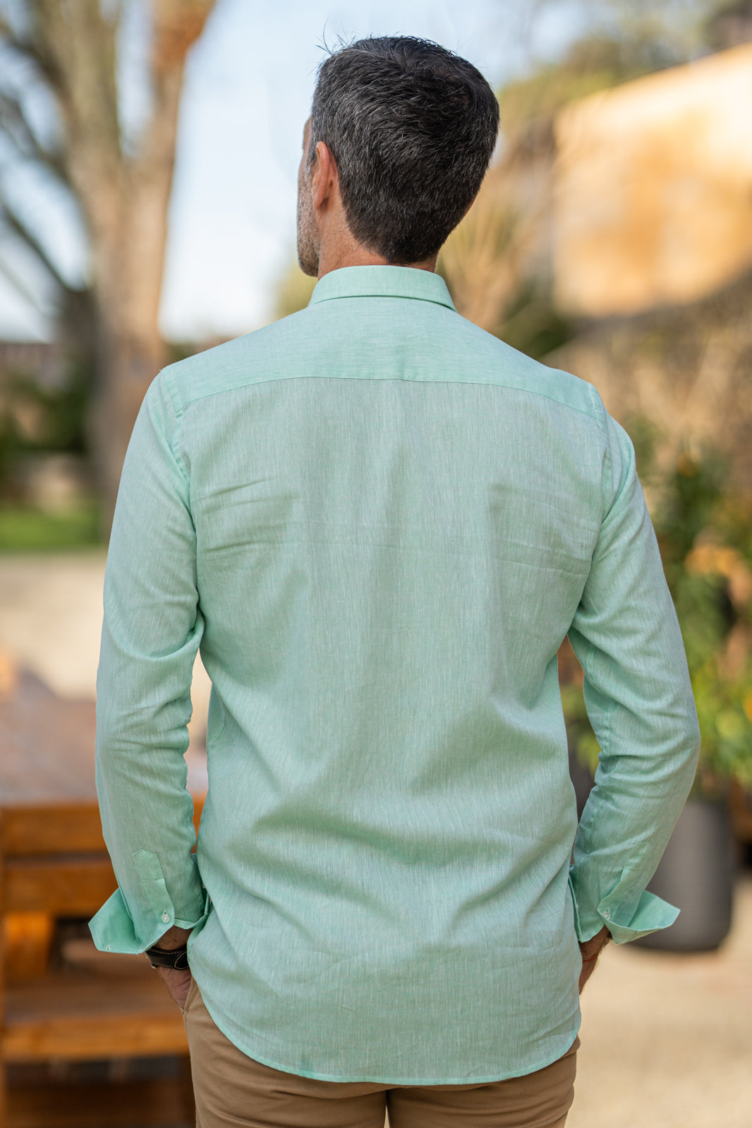 Chemise verte GABRIEL