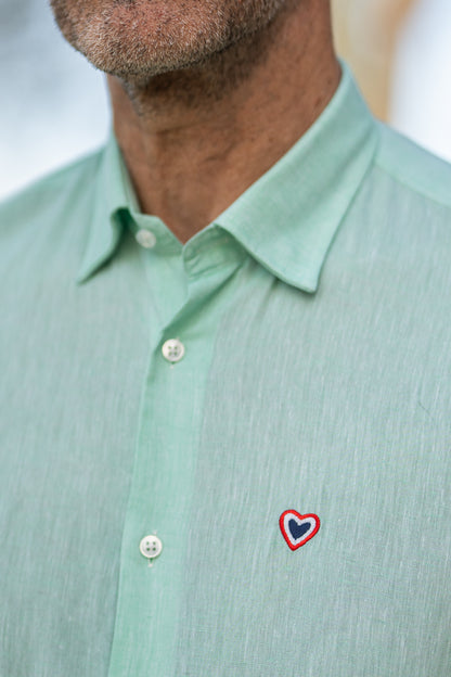 Chemise verte GABRIEL