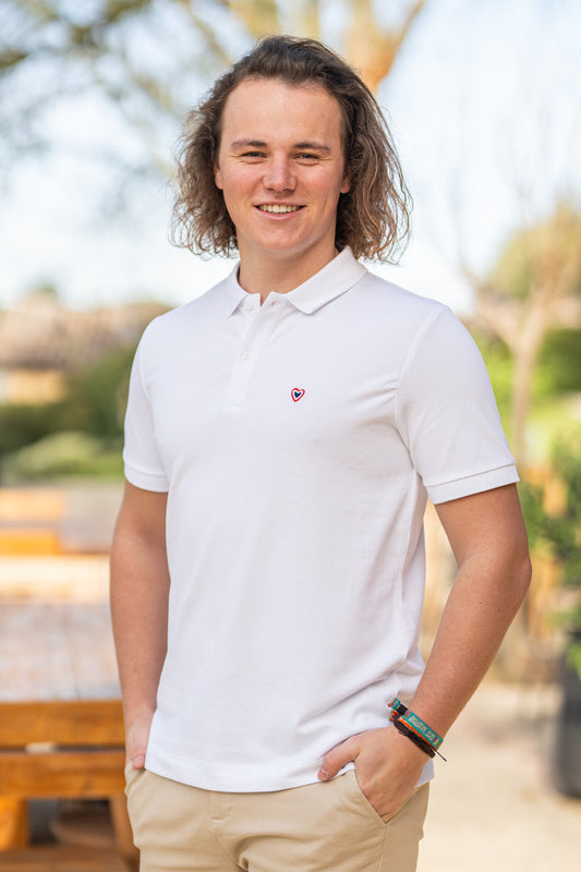 Polo blanc CHARLES