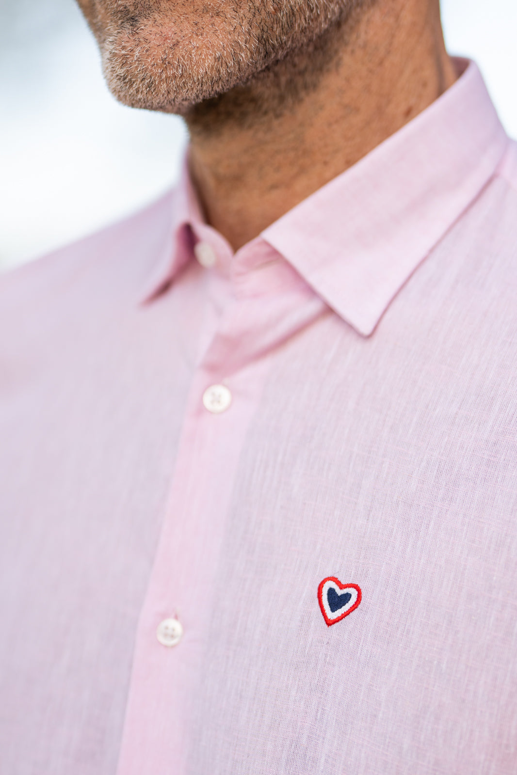 Chemise rose GABRIEL