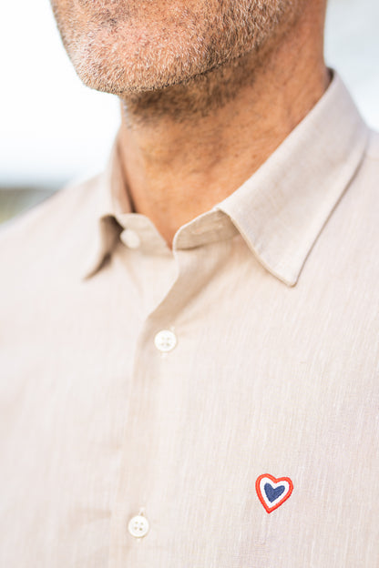 Chemise beige GABRIEL