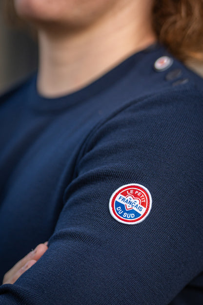 Pull marin bleu marine