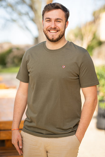 T-shirt kaki VINCENT