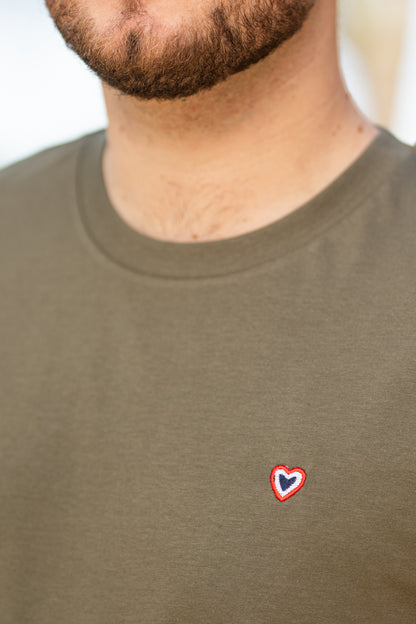 T-shirt kaki VINCENT