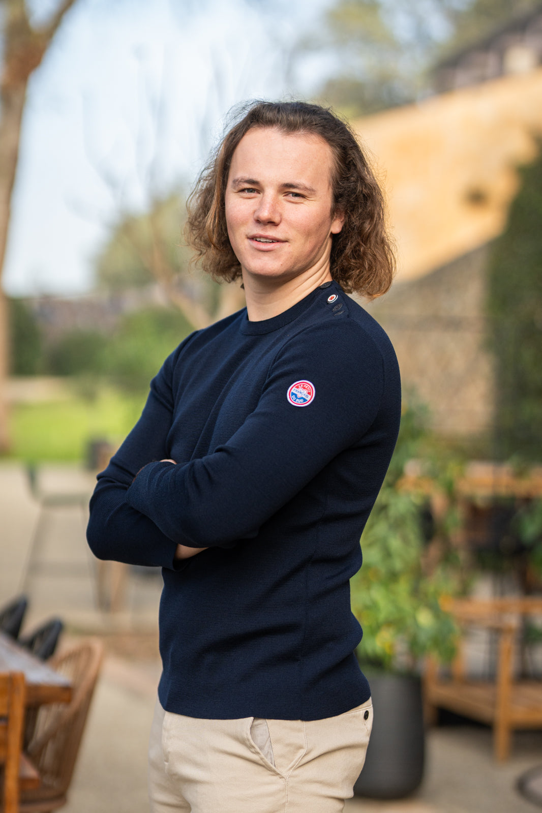 Pull marin bleu marine