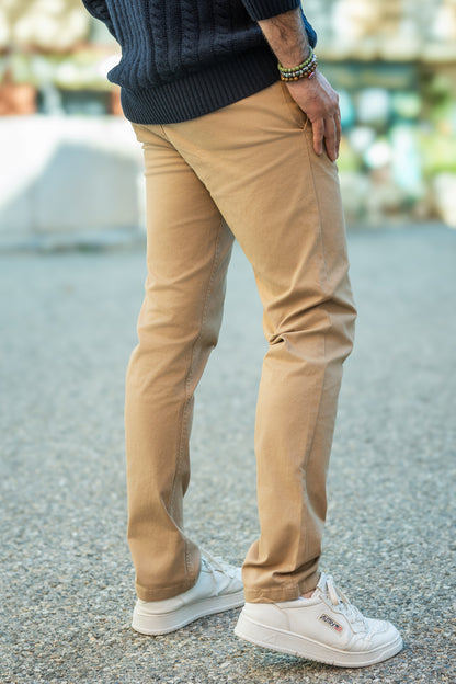 Pantalon Chino camel