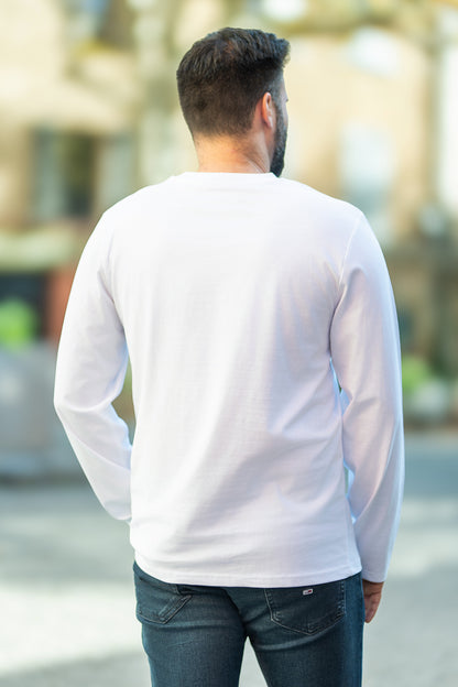 T-shirt manches longues blanc LÉON