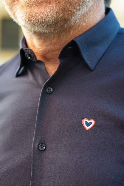 Chemise marine PAULIN