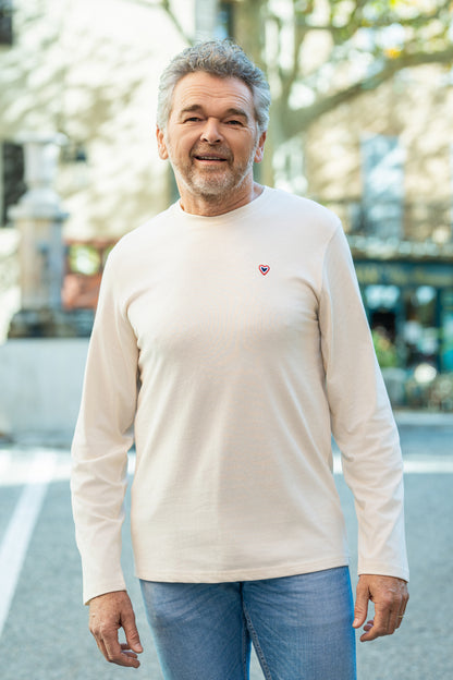 T-shirt manches longues vanille LÉON