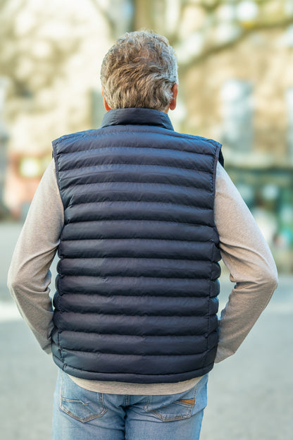 Doudoune sans manches marine
