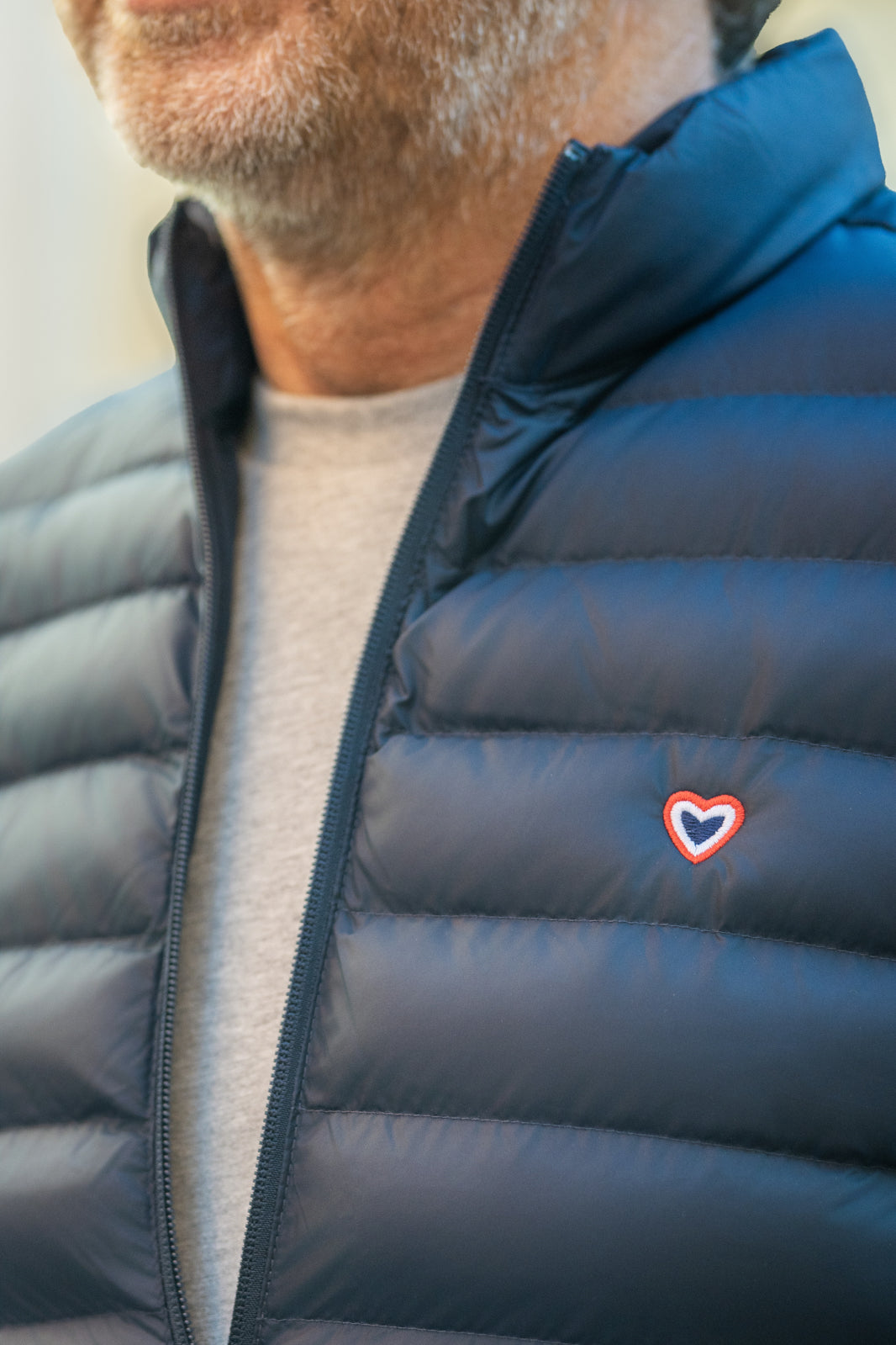 Doudoune sans manches marine