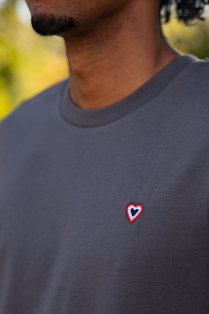 T-shirt manches courtes anthracite