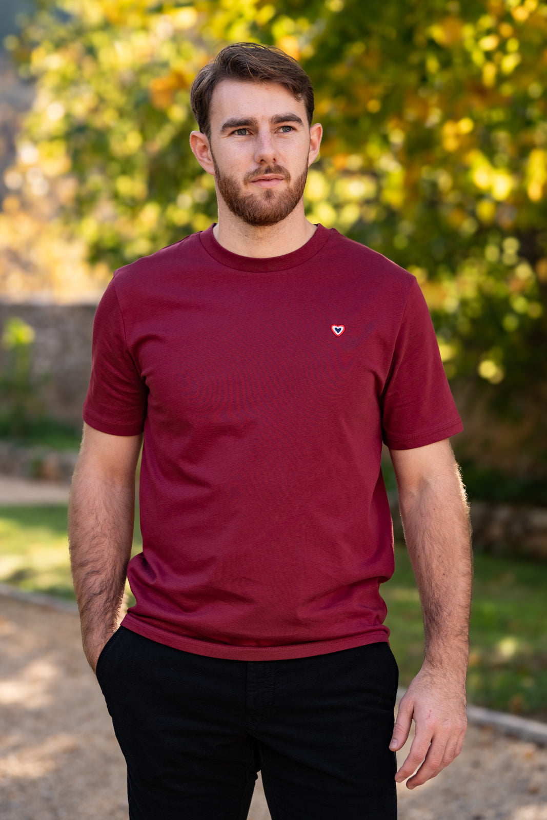 T-shirt bordeaux VINCENT