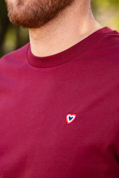 T-shirt bordeaux VINCENT
