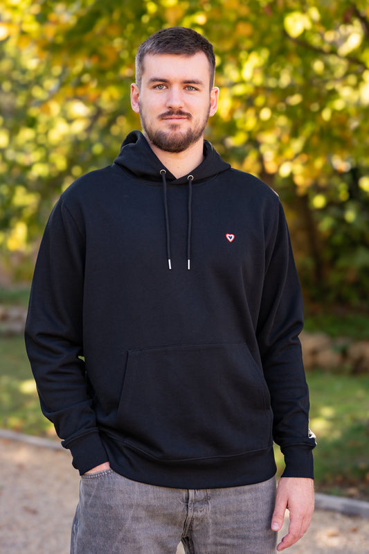 Sweat à capuche noir