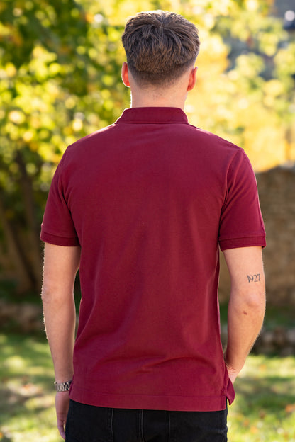 Polo bordeaux CHARLES