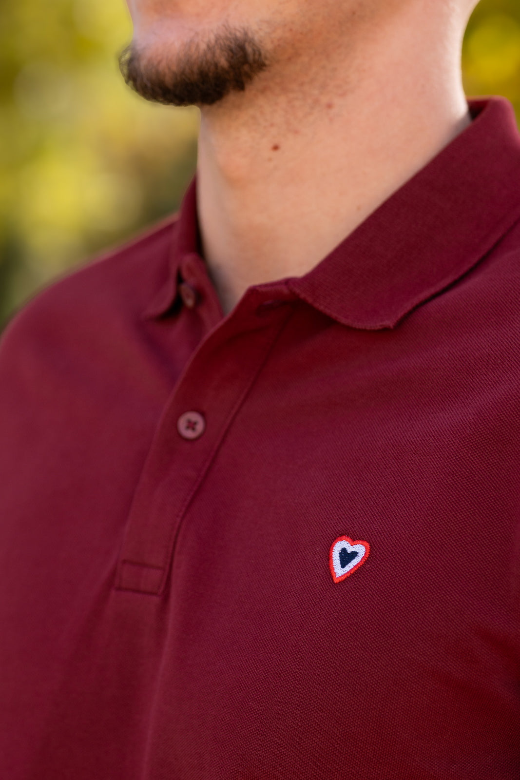 Polo bordeaux CHARLES